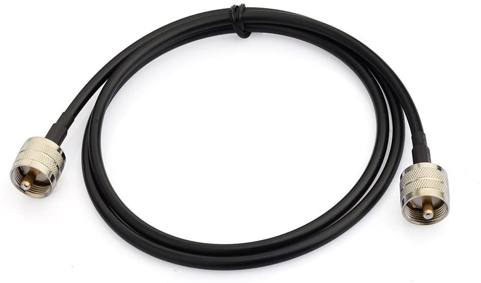 Superbat UHF Male PL-259 to UHF Male PL-259 Low Loss Digital Coax UHF Jumper Cable