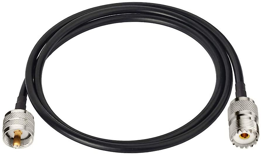 Bingfu UHF PL259 Male to SO239 Female RG58 Antenna Extension Coax Jumper Cable